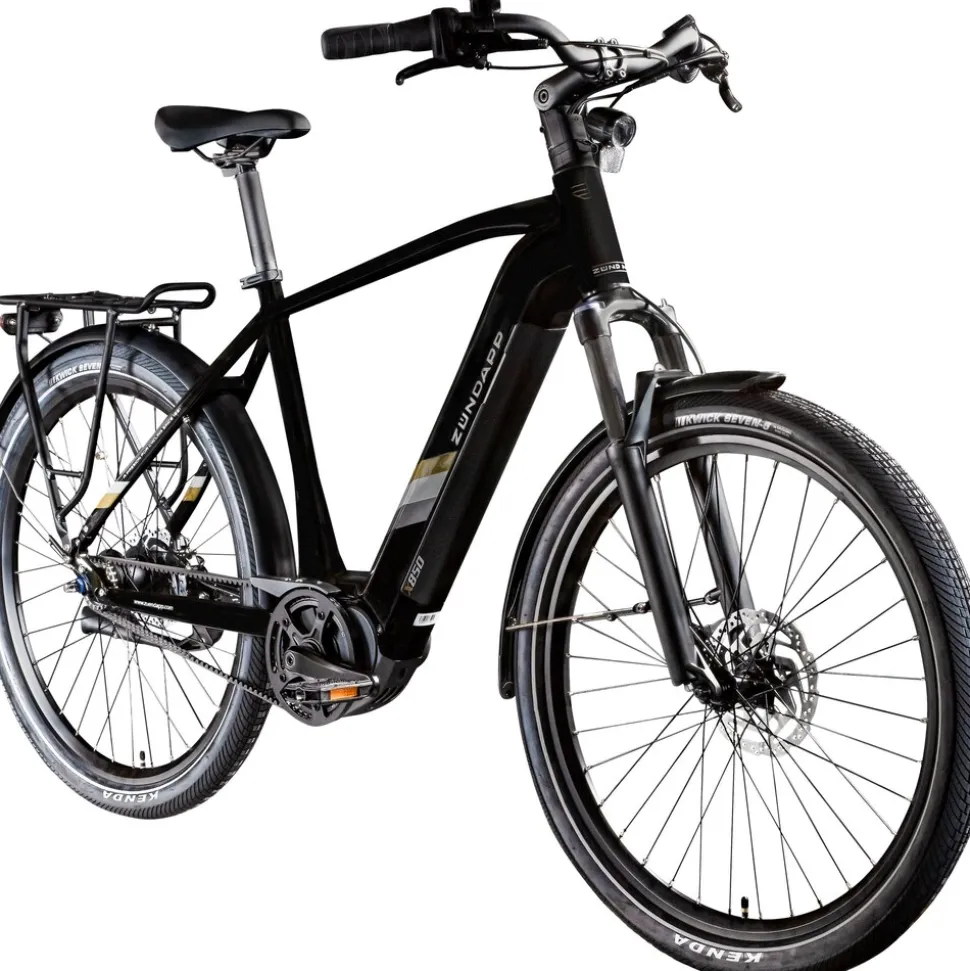 Zündapp X850 Trekking E Bike 27,5 Zoll Pedelec 165-185 cm Trekking Fahrrad Riemenantrieb Elektrofahrrad 550Wh 7 Gang