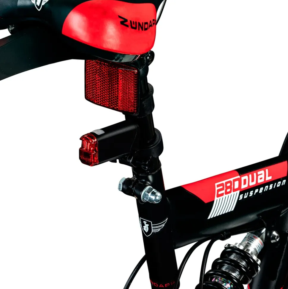 Zündapp ZA.K.50 Batterieleuchten-Set LED Fahrradlicht Fahrrad Beleuchtung StVZO universal Lampe
