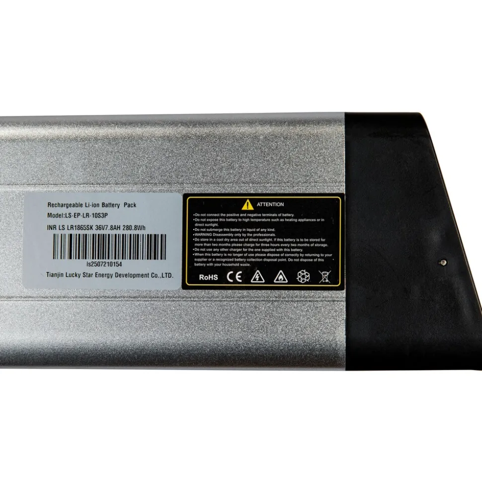 Zündapp Z101 Akku E Bike USB Batterie Fahrrad 36 V Ersatzakku für Ebike 7,8 Ah 280,8 Wh Fahrradakku