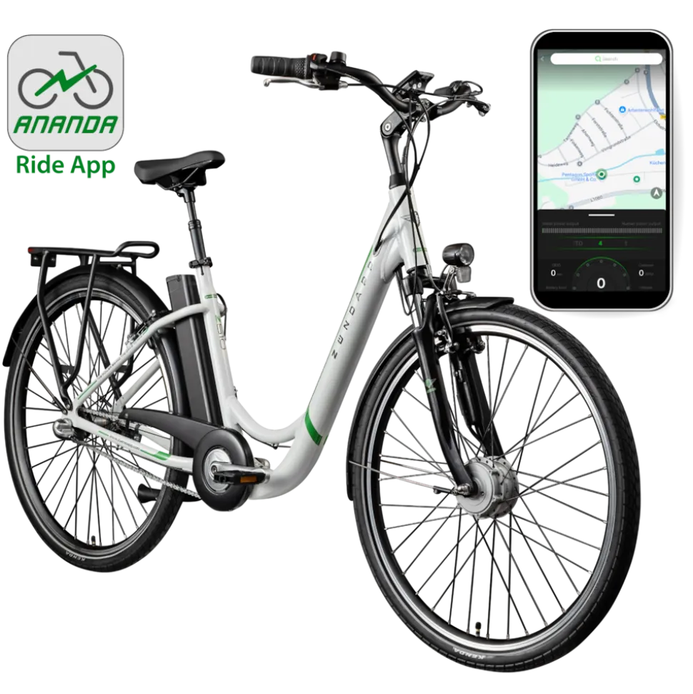 Zündapp Z510 E Bike Damenfahrrad ab 155 cm Rücktritt Pedelec 28 Zoll Fahrrad mit tiefem Einstieg Hollandrad mit 3 Gang Nabenschaltung StVZO