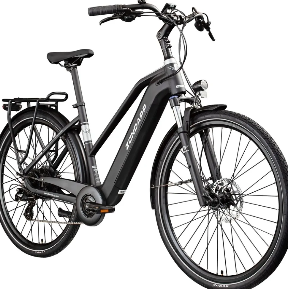 Zündapp Z810 E Bike Damen Trekkingrad ab 165 cm Elektrofahrrad 550 Wh Pedelec Trekking Rad Fahrrad mit 8 Gang und Beleuchtung StVZO