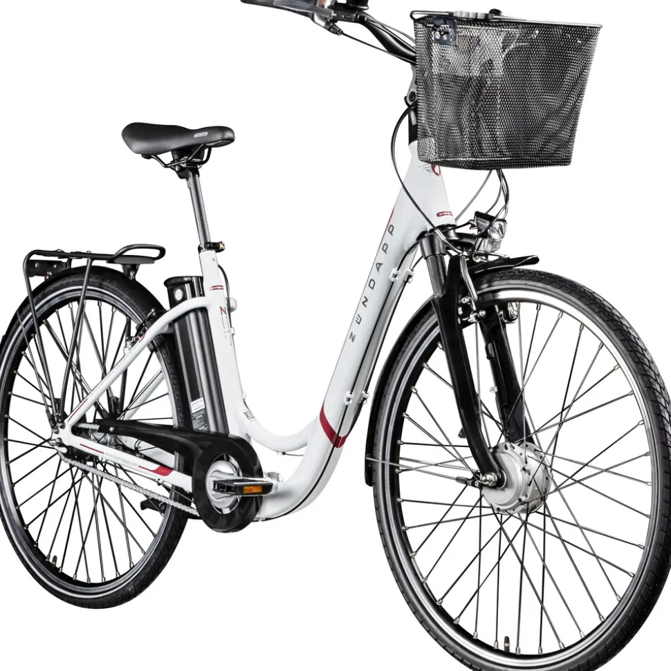 Zündapp Z517 E Bike 28 Zoll Pedelec Hollandrad E Fahrrad Damen 155 - 190 cm mit 7 Gang Nabenschaltung Rücktritt Citybike Nabenmotor