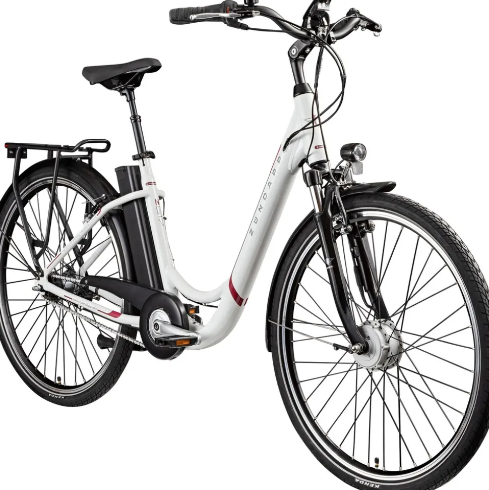 Zündapp Z517 E Bike 28 Zoll Pedelec Hollandrad E Fahrrad Damen 155 - 190 cm mit 7 Gang Nabenschaltung Rücktritt Citybike Nabenmotor
