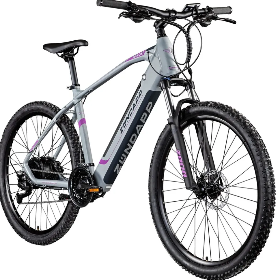Zündapp Z808 E-Mountainbike für Damen und Herren ab 170 cm E Bike 27,5 Zoll EMTB Hardtail Pedelec Fahrrad Elektrofahrrad