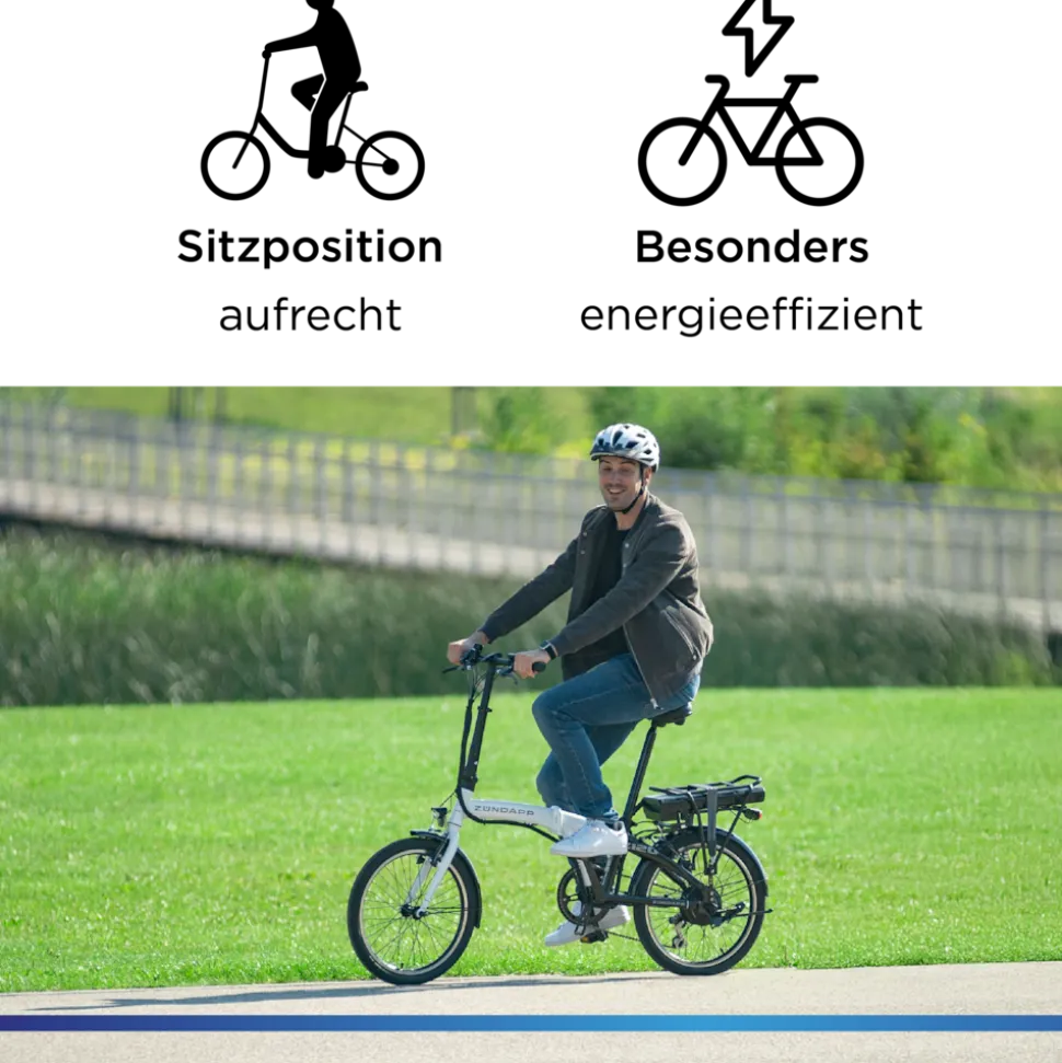 Zündapp Z120 20 Zoll E Bike Elektro Bike Pedelec Faltrad E Klapprad E Fahrräder leichte Ebikes 20" Urban E Bikes Stadtrad