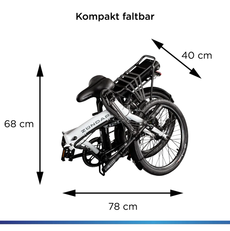 Zündapp Z120 20 Zoll E Bike Elektro Bike Pedelec Faltrad E Klapprad E Fahrräder leichte Ebikes 20" Urban E Bikes Stadtrad