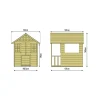 Zwerkules Spielhaus Villa | 137x121x140cm